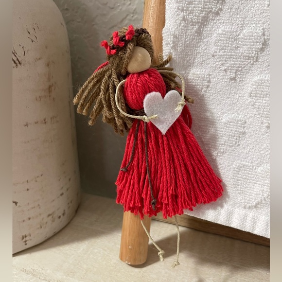 Macrame dolls set of 2 - Picture 12 of 13